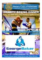 Charity boxing sponsored by the George Baker Group